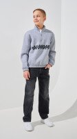 Світшот з принтом для хлопчика LAWA P-BB02329 140 см Сірий shop (2000999383168)  Фото №0