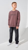 Світшот з принтом для хлопчика LAWA P-BB02333 134 см Сіро-коричневий shop (2888000024404)  Фото №0