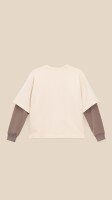 Світшот з принтом для хлопчика LAWA P-BB02339 140 см Бежевий shop (2000999536281)  Фото №2