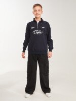 Світшот з принтом для хлопчика LAWA P-BB02342 134 см Темно-синій shop (2000999614583)  Фото №0