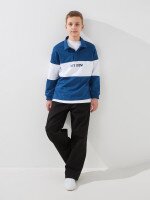 Світшот з принтом для хлопчика LAWA P-BB02344 146 см Індіго shop (2000999578427)  Фото №0