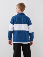 Світшот з принтом для хлопчика LAWA P-BB02344 146 см Індіго shop (2000999578427)  Фото №3
