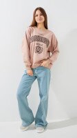 Світшот з принтом жіночий LAWA P-WB02406 S Сіро-бежевий shop (2000999564260)  Фото №0