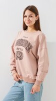 Світшот з принтом жіночий LAWA P-WB02406 S Сіро-бежевий shop (2000999564260)  Фото №1