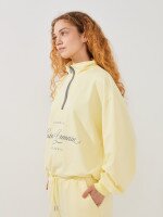 Світшот з принтом жіночий LAWA P-WB02412 S Лимонний shop (2000999589102)  Фото №1