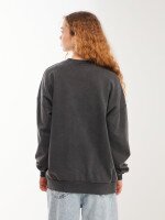 Світшот з принтом жіночий LAWA WBC02496 XS Графітовий shop (2000999613890)  Фото №2