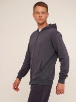 Толстовка однотонна чоловіча LAWA MBC02319 S Графітовий shop (2000990532909)  Фото №1