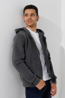 Толстовка однотонна чоловіча LAWA MBC02337 2XL Темний графіт shop (2000990917935)  Фото №3