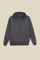 Толстовка однотонна чоловіча LAWA MBC02319 3XL Графітовий shop (2000991050662)  Фото №0