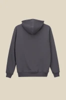 Толстовка однотонна чоловіча LAWA MBC02319 3XL Графітовий shop (2000991050662)  Фото №1