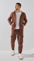 Толстовка однотонна чоловіча LAWA MBC02334 2XL Кавовий shop (2888000024824)  Фото №0