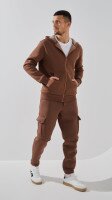 Толстовка однотонна чоловіча LAWA MBC02334 2XL Кавовий shop (2888000024824)  Фото №2