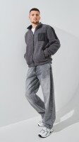 Толстовка однотонна чоловіча LAWA MTC02317 S Графітовий shop (2000999379178)  Фото №2
