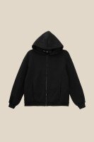 Толстовка однотонна для дівчинки LAWA GBC02314 122 см Чорний shop (2000990857446)