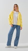 Толстовка однотонна для дівчинки LAWA GBC02314 134 см Лимонний shop (2888000025616)  Фото №0