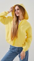 Толстовка однотонна для дівчинки LAWA GBC02314 134 см Лимонний shop (2888000025616)  Фото №1