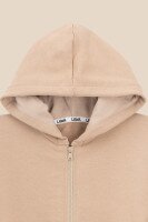 Толстовка однотонна для дівчинки LAWA GBC02329 128 см Бежевий shop (2000991030763)  Фото №0