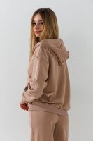 Толстовка однотонна для дівчинки LAWA GBC02329 122 см Бежевий shop (2000991030756)  Фото №3