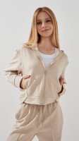 Толстовка однотонна для дівчинки LAWA K-GBC02301 122 см Бежевий shop (2000999164651)  Фото №1