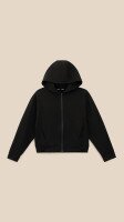 Толстовка однотонна для дівчинки LAWA K-GBC02301 146 см Чорний shop (2000999479274)