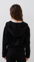 Толстовка однотонна для дівчинки LAWA K-GBC02301 146 см Чорний shop (2000999479274)  Фото №4