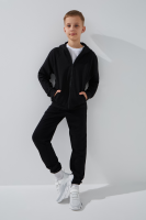 Толстовка однотонна для хлопчика LAWA BBC02321 122 см Чорний shop (2000999147692)  Фото №0