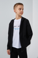 Толстовка однотонна для хлопчика LAWA BBC02321 122 см Чорний shop (2000999147692)  Фото №3