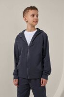 Толстовка однотонна для хлопчика LAWA BBC02321 140 см Графітовий shop (2000999147197)  Фото №1