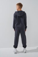 Толстовка однотонна для хлопчика LAWA BBC02321 122 см Графітовий shop (2000999147135)  Фото №3