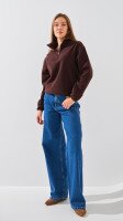 Толстовка однотонна жіноча LAWA WBC02473 L Коричневий shop (2888000022707)  Фото №0