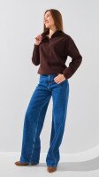 Толстовка однотонна жіноча LAWA WBC02473 L Коричневий shop (2888000022707)  Фото №2