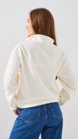 Толстовка однотонна жіноча LAWA WBC02473 XL Молочний shop (2888000022653)  Фото №3