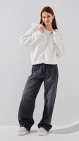 Толстовка однотонна жіноча LAWA WTC02460 L Молочний shop (2000999397868)  Фото №0