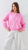 Толстовка з принтом жіноча LAWA P-WT02314 L Рожевий shop (2000999563034)