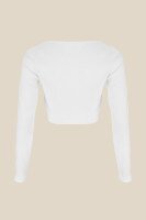 Топ однотонний жіночий LAWA WTC02435 M Білий shop (2000999166037)  Фото №1