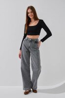 Топ однотонний жіночий LAWA WTC02435 2XS Чорний shop (2000999165955)  Фото №0