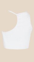 Топ однотонний жіночий LAWA WTC02442 M Білий shop (2000999216565)  Фото №1