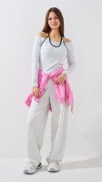 Топ однотонний жіночий LAWA WTC02479 S Сірий меланж shop (2000999562556)  Фото №0
