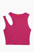 Топ однотонний жіночий LAWA CTM WTC02317 XL Малиновий shop (2000989893837)  Фото №4