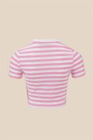 Топ з візерунком жіночий LAWA WBC02399 2XS Біло-рожевий shop (2000990639899)  Фото №6