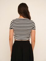 Топ з візерунком жіночий LAWA WTC02376 XS Чорно-білий shop (2000990624215)  Фото №1