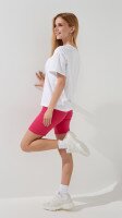 Велотреки однотонні для дівчинки LAWA GBC02339 134 см Малиновий shop (2000999189364)  Фото №1
