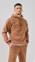 Худі однотонний чоловічий LAWA MBC02336 S Коричневий shop (2888000025197)  Фото №1