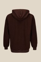 Худі однотонний чоловічий LAWA MBC02372 3XL Темно-коричневий shop (2000991034686)  Фото №0