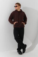 Худі однотонний чоловічий LAWA MBC02372 S Темно-коричневий shop (2000991034631)  Фото №0
