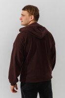 Худі однотонний чоловічий LAWA MBC02372 S Темно-коричневий shop (2000991034631)  Фото №3