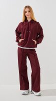 Худі однотонний для дівчинки LAWA GBC02327 140 см Вишневий shop (2000999452260)  Фото №0