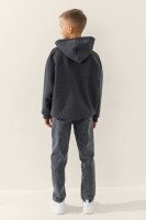 Худі однотонний для хлопчика LAWA BBC02310 128 см Сірий shop (2000990925008)  Фото №3
