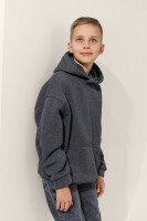 Худі однотонний для хлопчика LAWA BBC02310 128 см Сірий shop (2000990925008)  Фото №2