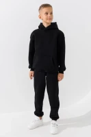 Худі однотонний для хлопчика LAWA BBC02310 164 см Чорний shop (2888000023810)  Фото №0